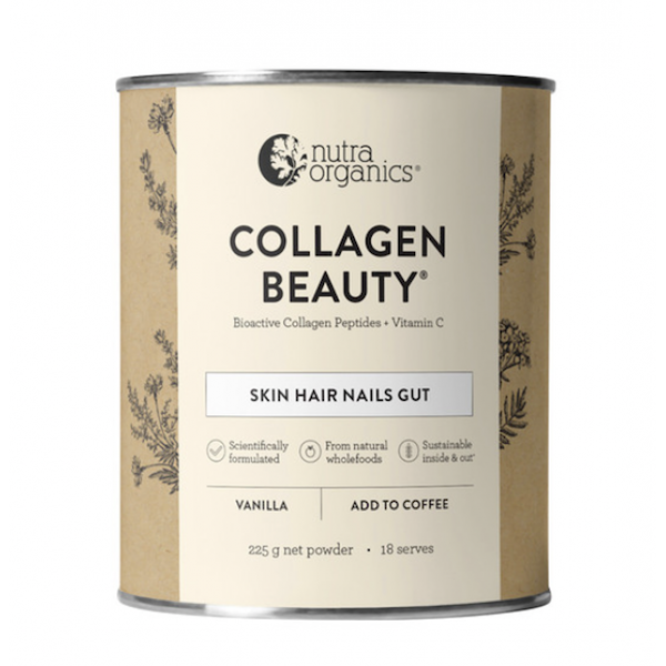 N Organics Collagen Beauty with Bioactive Collagen Peptides + Vitamin C Vanilla 225g